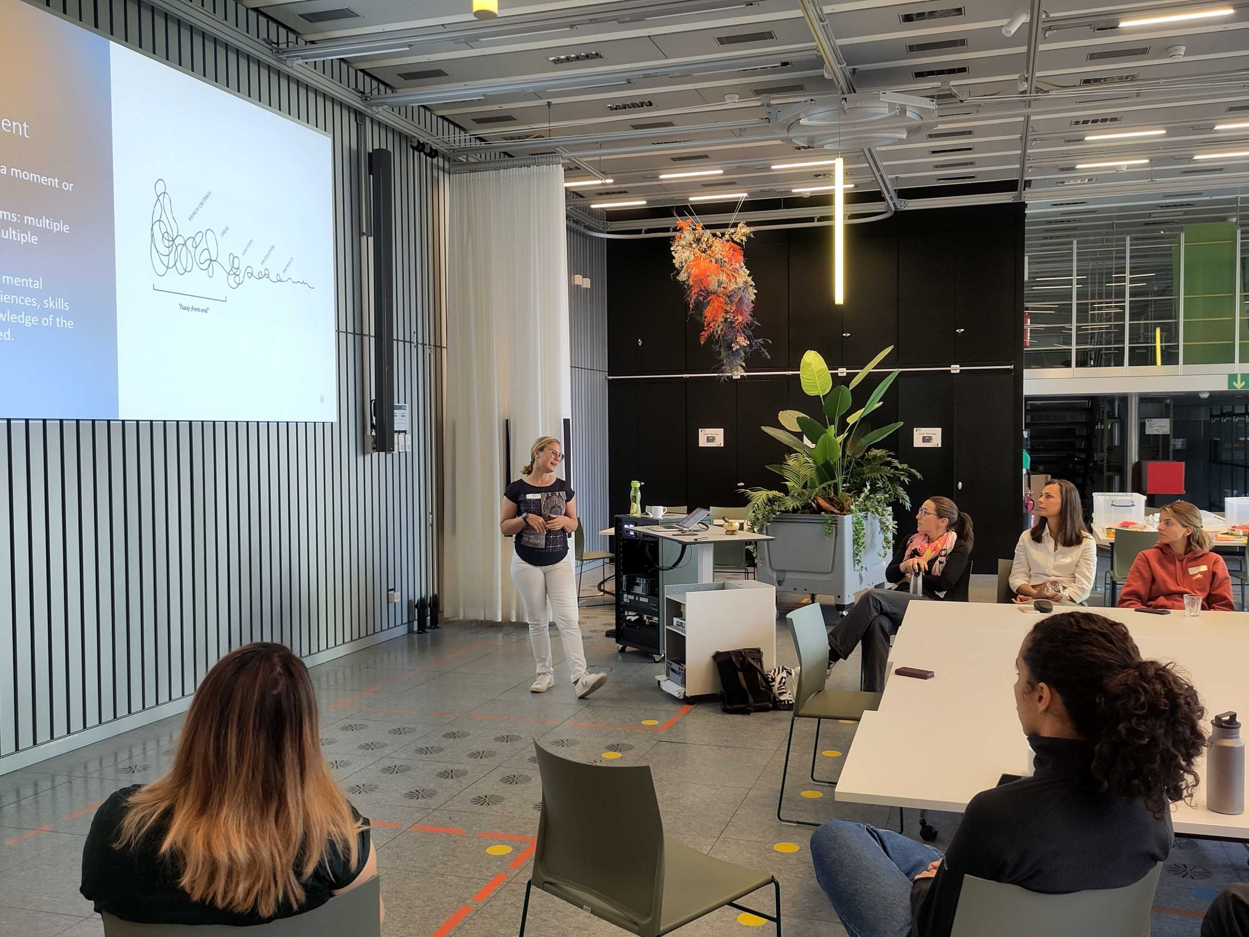 Design Thinking workshop with Anja Niedworok.