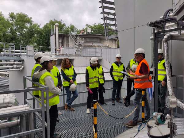 Visit to Limeco and guided tour through the multi-energy-hub.