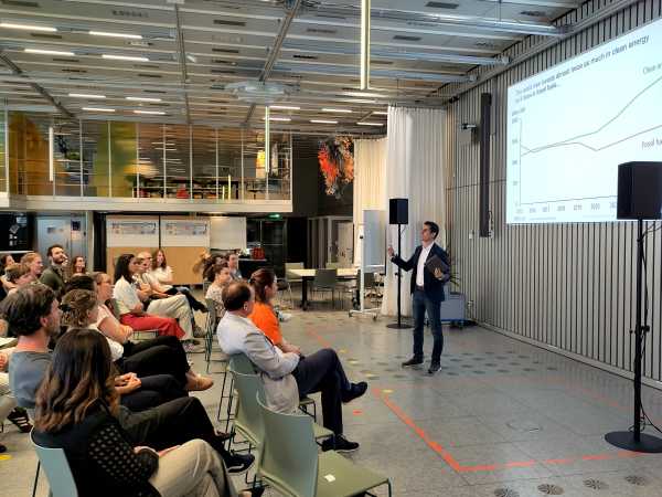 Cyril Brunner during his inspirational opening speech.