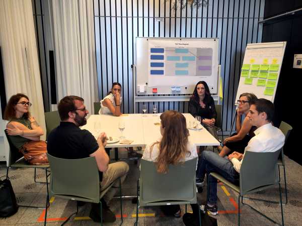 Engaging discussions during the second part of the event.