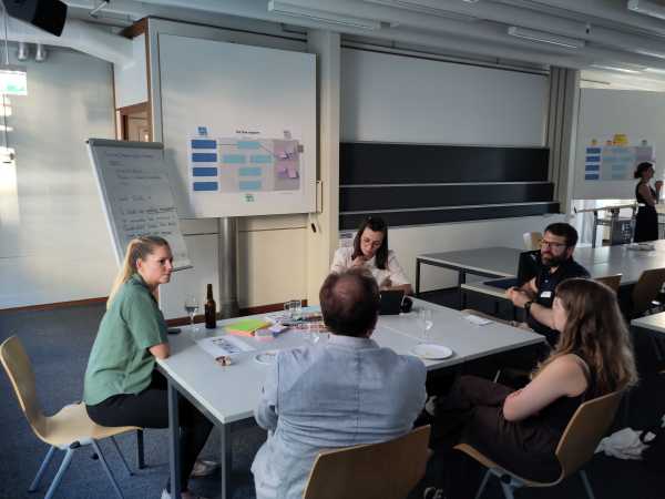 Engaging discussions during the second part of the event.