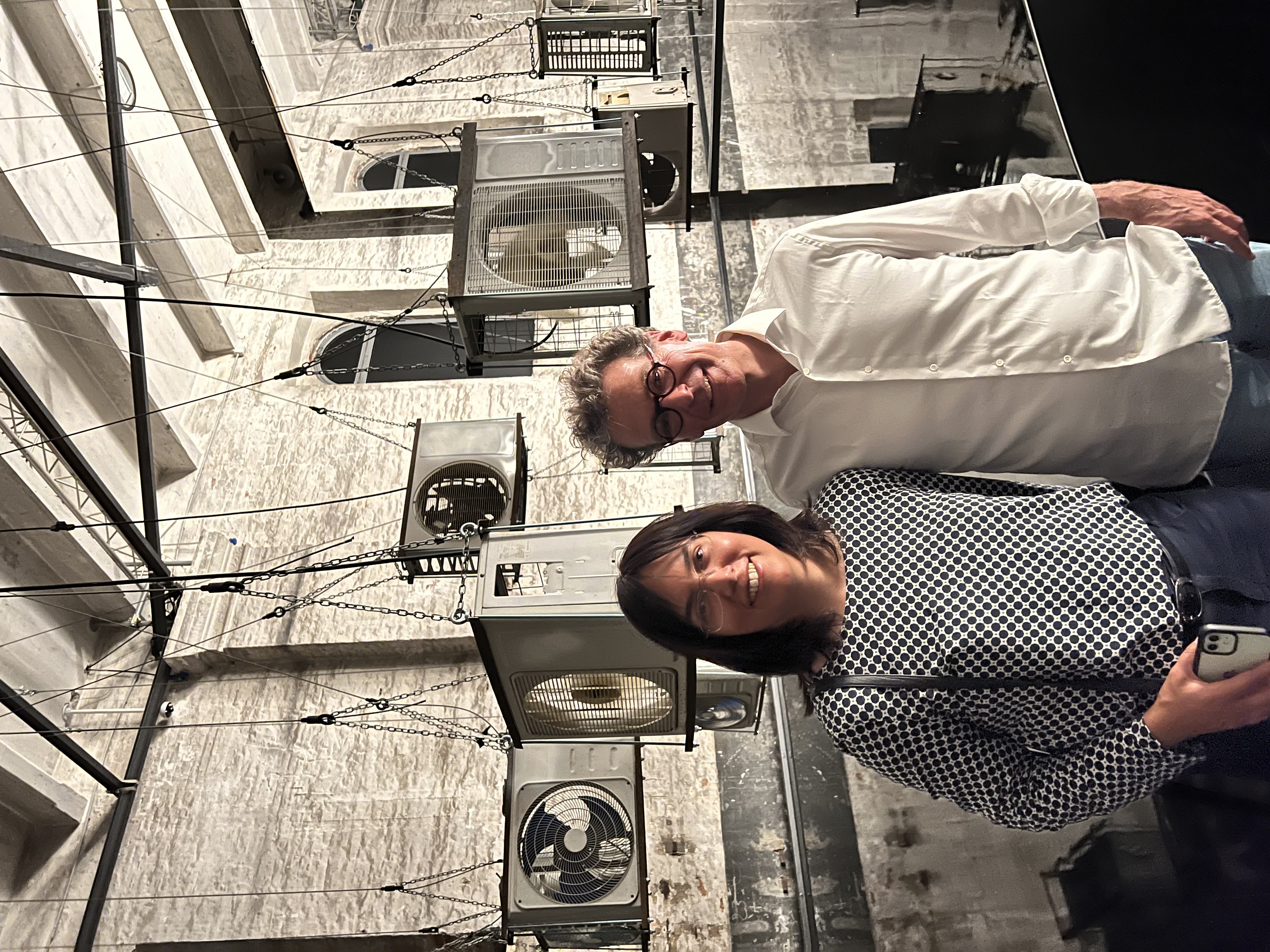 Sonia Seneviratne and David Bresch an der Eröffnung der Biennale Architettura 2025
