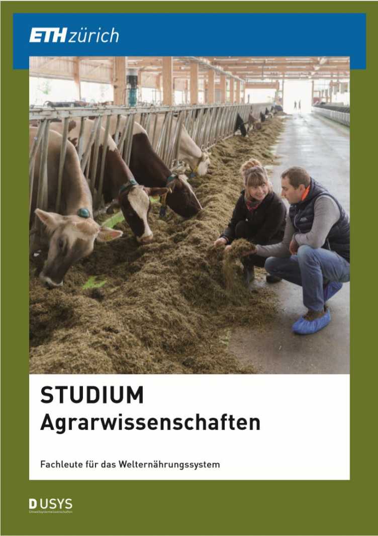 Broschüre: Studium Agrarwissenschaften